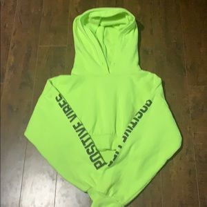 Cropped neon green sweater 💚💚💚